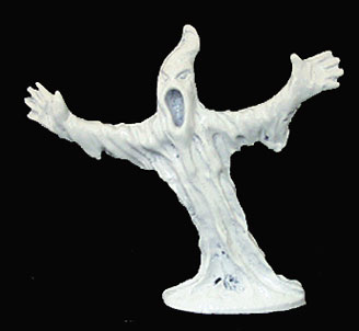Dollhouse Miniature Ghost Statue White